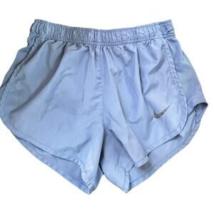 Nike Dri-fit Tempo Light Blue Running Shorts Built In Brief Small 3” Inseam*